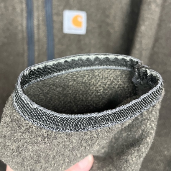 Carhartt Dalton Zip Up Jacket Brown Size Small - Picture 7 of 13